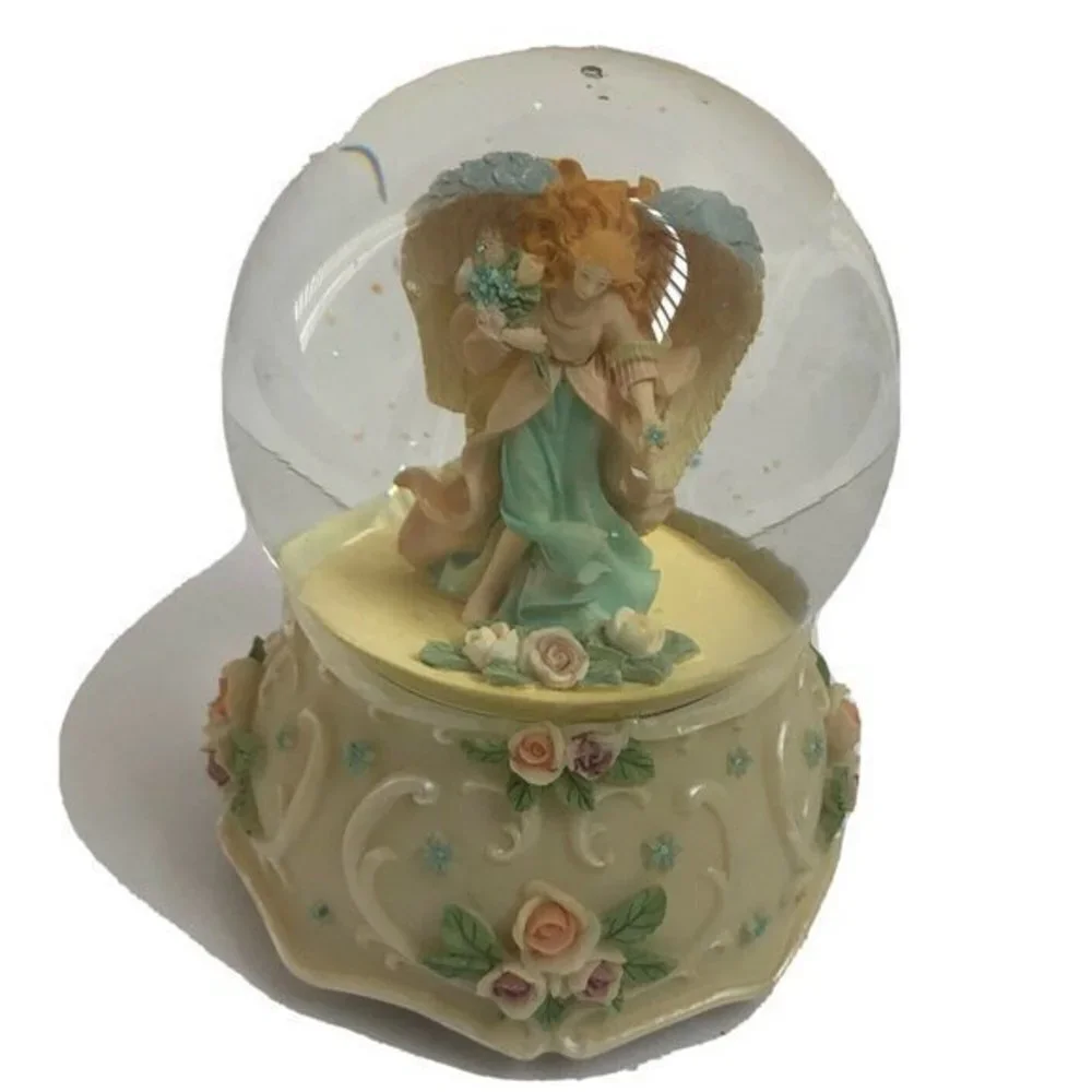 Music Box Musical Globes Stress Away Angel among & Vegas over the waves X3 Lot
